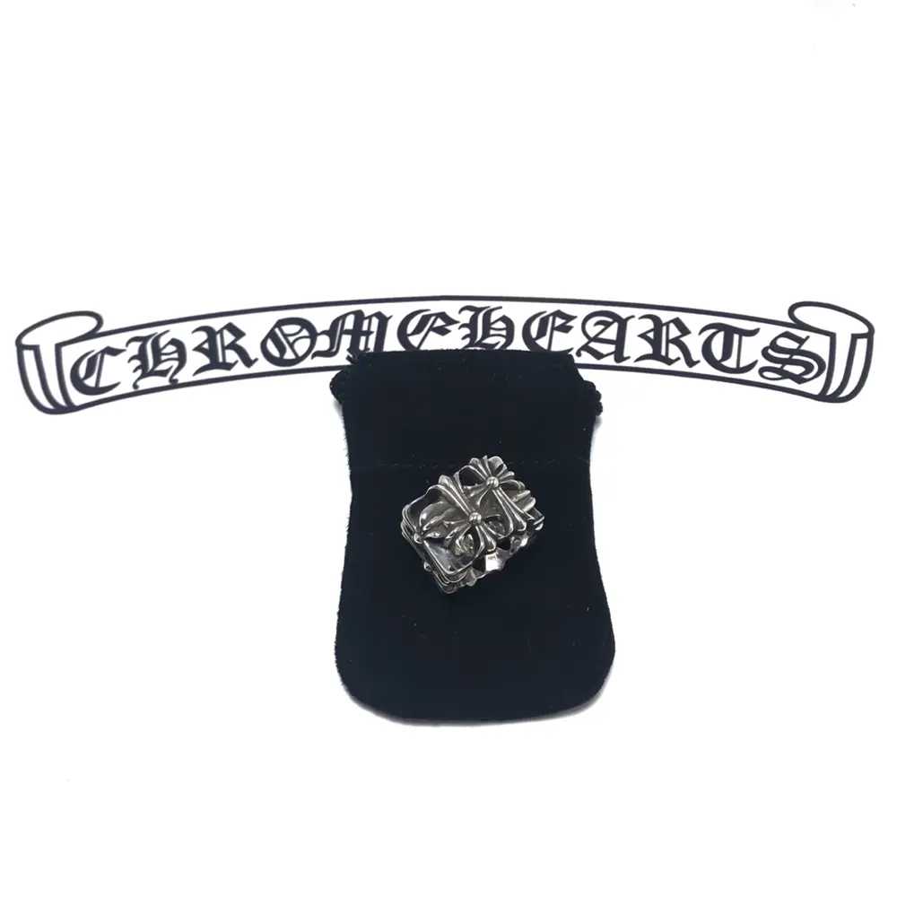 Chrome Hearts Square Tomb Ring