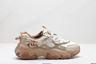 Fila FLUID 5 Cat’s Paw 5.0 Simple and comfortable Non-slip wear-resistant low-top dad shoes F12W442115FAS