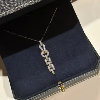 Cartier pull ring chain necklace counter one to one publication