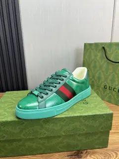 Gucci classic popular white shoes