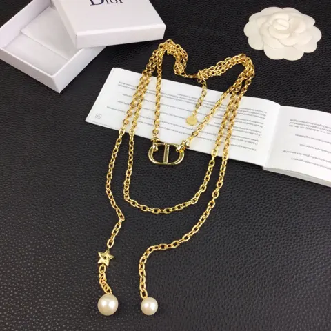 Dior love letter CD necklace counter consistent original material new style on the market