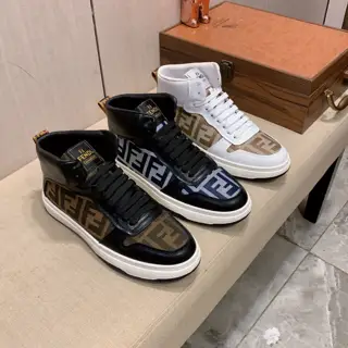 Fendi high-top casual shoes