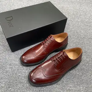 Dior calfskin leather Oxford shoes