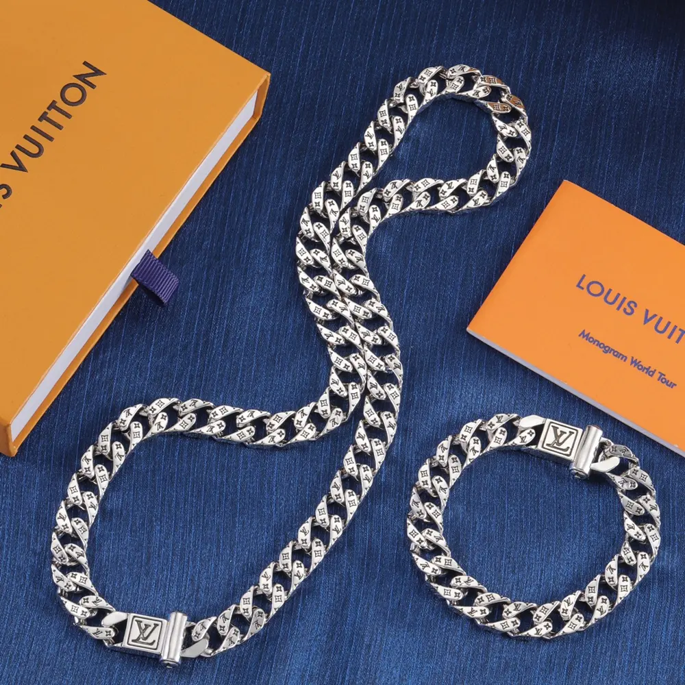 Louis Vuitton Necklace Bracelet