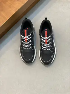Prada Men’s Leather Casual Sports Shoes