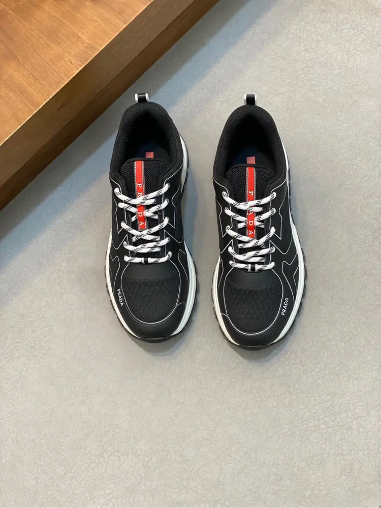 Prada Men’s Leather Casual Sports Shoes