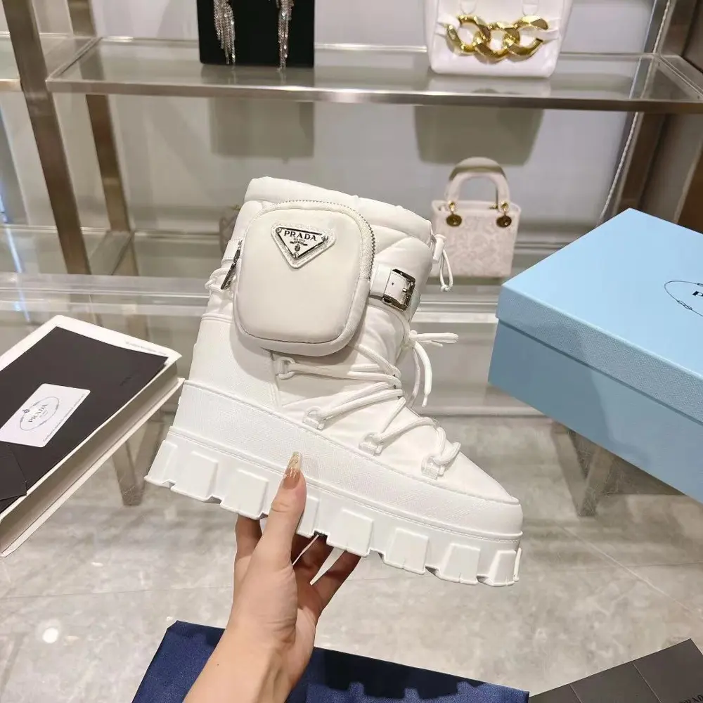 PRADA Women’s Shoes Sports Original Latest Prada: The novel and chic soft sheepskin tongue