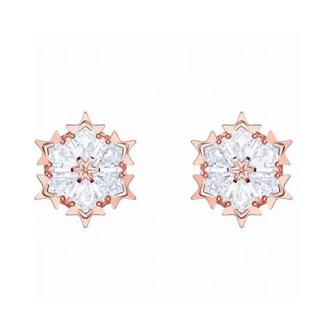 Swarovski Magic Pierced Charm Snowflake Earrings