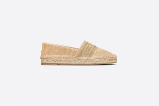 Dior counter synchronized new rainbow embroidered fisherman shoes