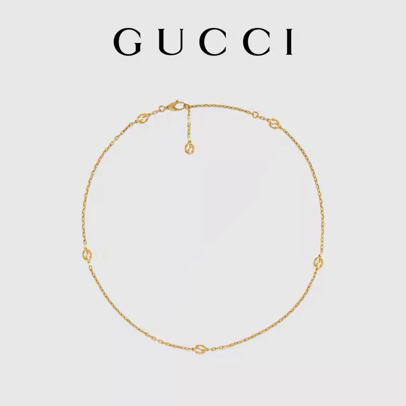 Gucci Interlocking G 18K Gold Women’s Necklace