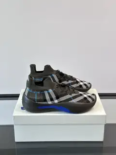 BURBERRY Stretch Flyweave Lace-up Casual Sneakers