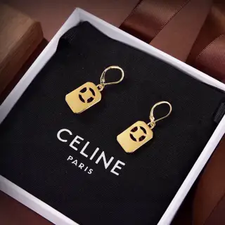 Celine gold earrings