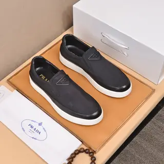 Prada Italian men’s shoes are featured on the cover of the quarterly fashion magazine