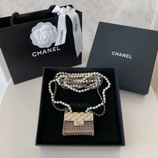 Chanel new mini bag necklace