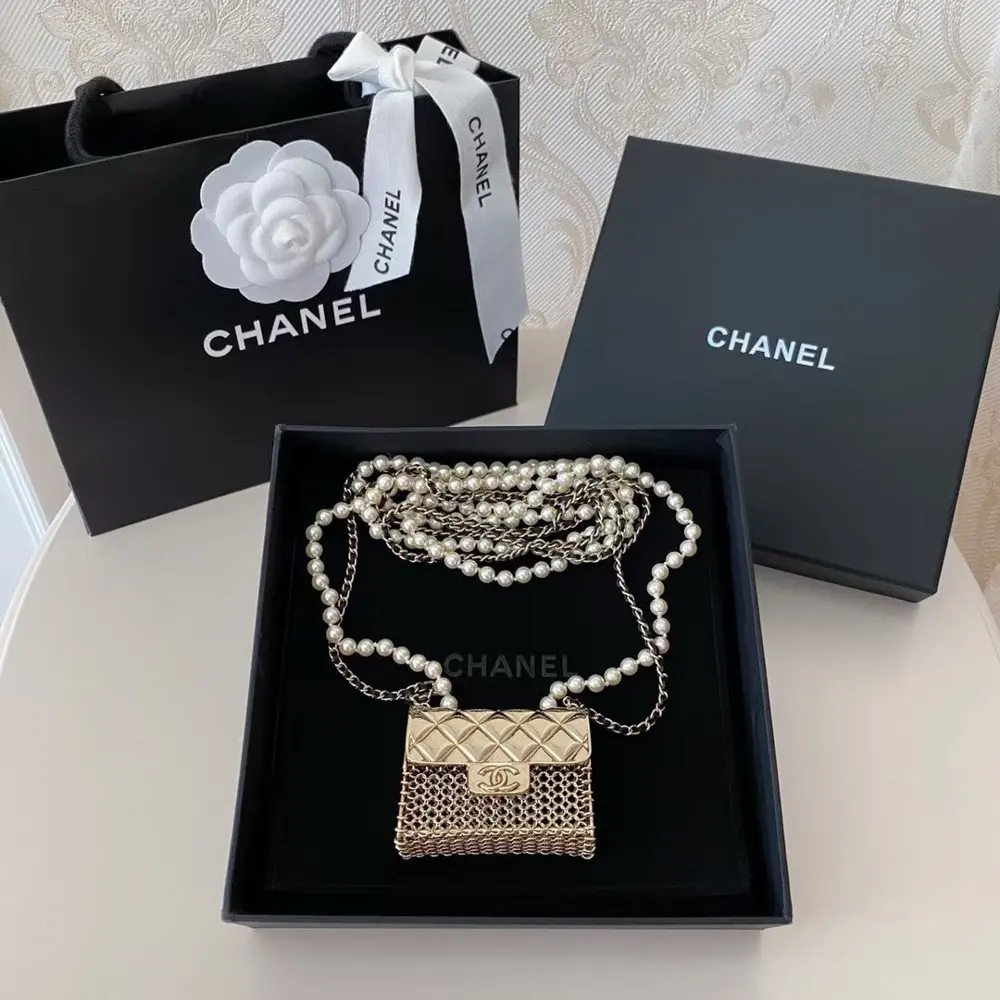 Chanel new mini bag necklace
