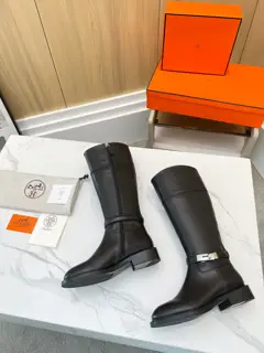 H 2024 Autumn and Winter New HERMES Classic Boots Naturally have unique craftsmanship and