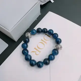 DIOR Multi-element agate Thai silver style bracelet