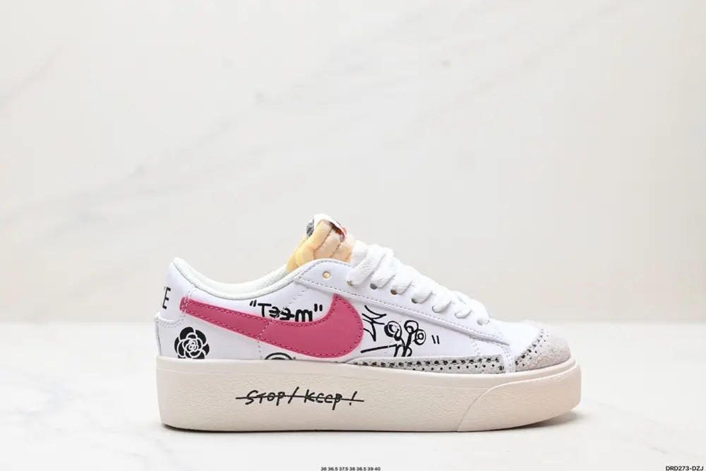 Nike Blazer Platform Nike non-slip wear-resistant lightweight low-top sneakers DJ0202-100