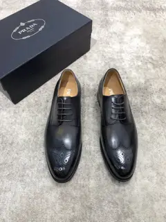 Prada men’s high-end leather shoes