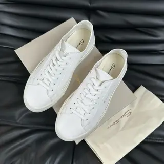 Santoni high-end men’s business casual skateboard shoes