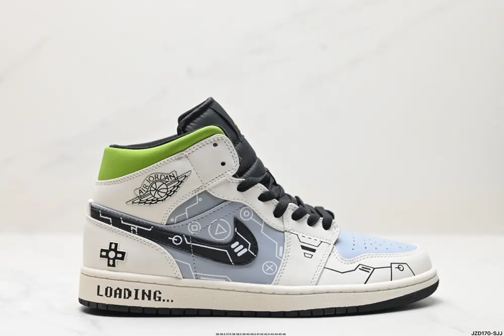 NIKE Air Jordan 1 Retro Mid AJ1 Jordan Generation Mid-top Classic Retro Culture Leisure BQ6472-501