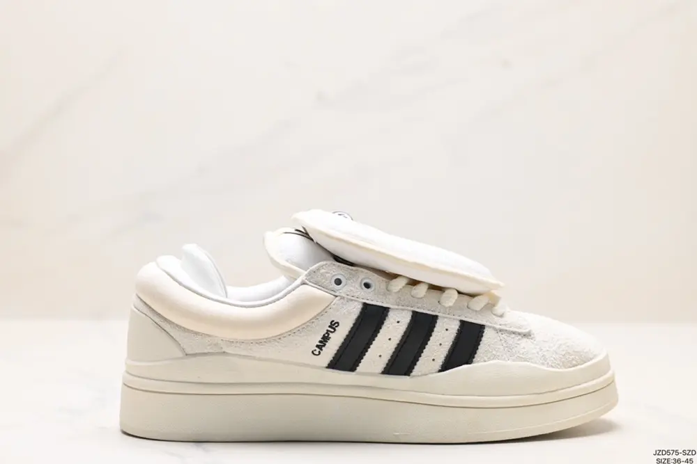 Bad Bunny x adidas originals Campus Bad Bunny Trendy Casual Non-slip Wear-resistant Sneakers FZ5823