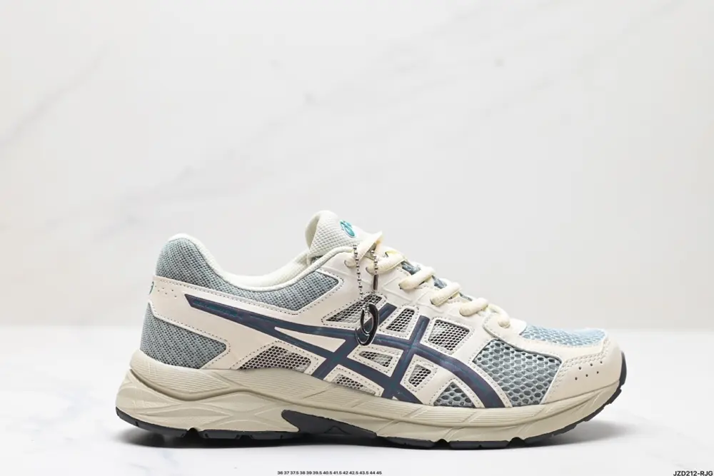 Asics/Asics breathable mesh upper with some synthetic leather material 10118937-103