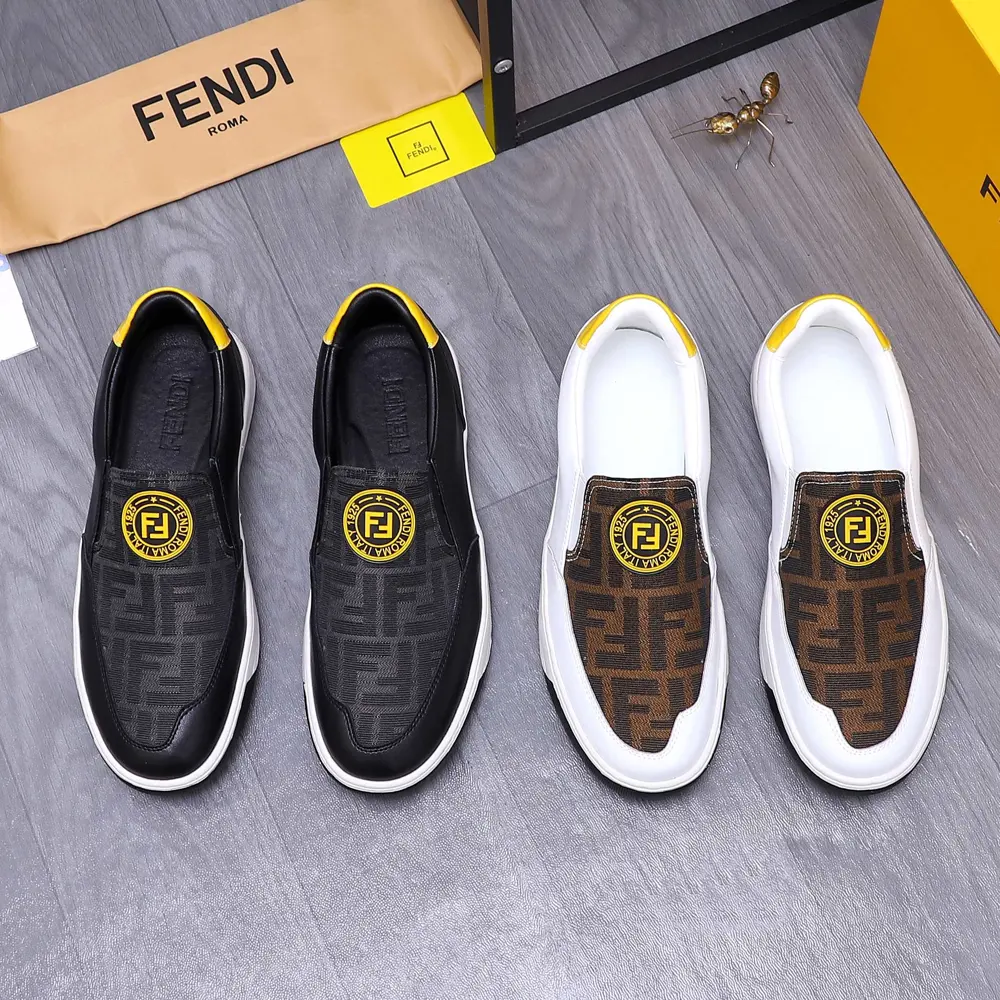 Fendi casual slip-on shoes
