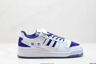 Adidas Forum 84 Low OG “Bright Blue” White and blue low-top versatile trendy casual sports H04903