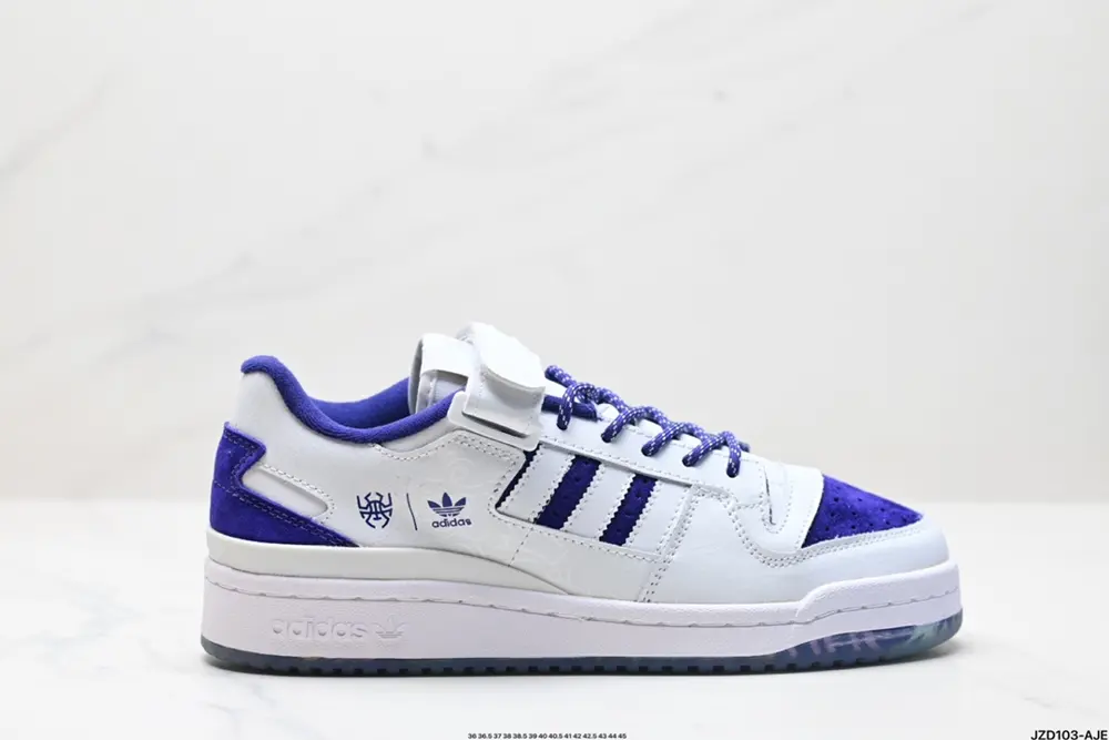 Adidas Forum 84 Low OG “Bright Blue” White and blue low-top versatile trendy casual sports H04903