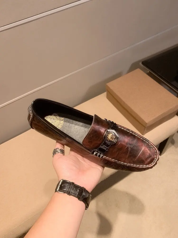 Versace men’s four-season casual loafers