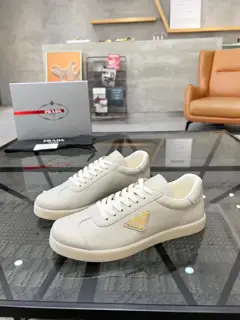 Prada men’s leather sneakers