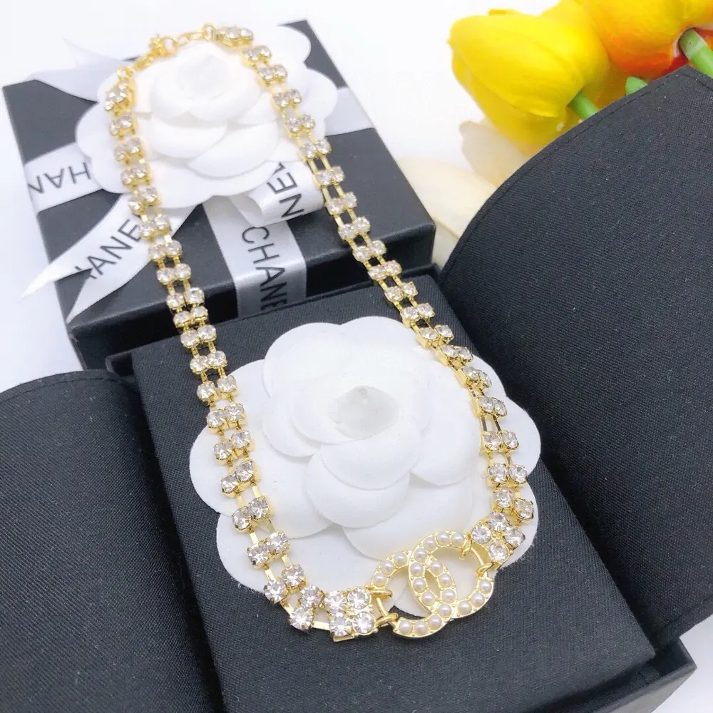 Chanel Double-row diamond bracelet necklace Element pearl bracelet