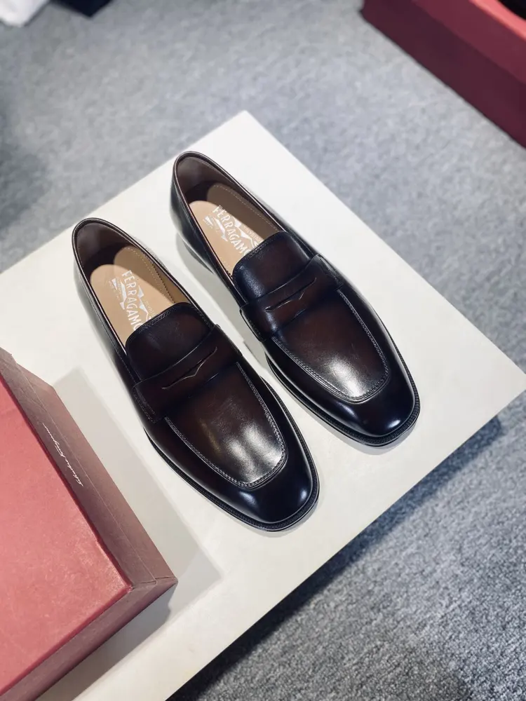 Salvatore Ferragamo leather shoes