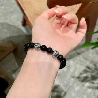 Chanel Double C imported pearl bracelet