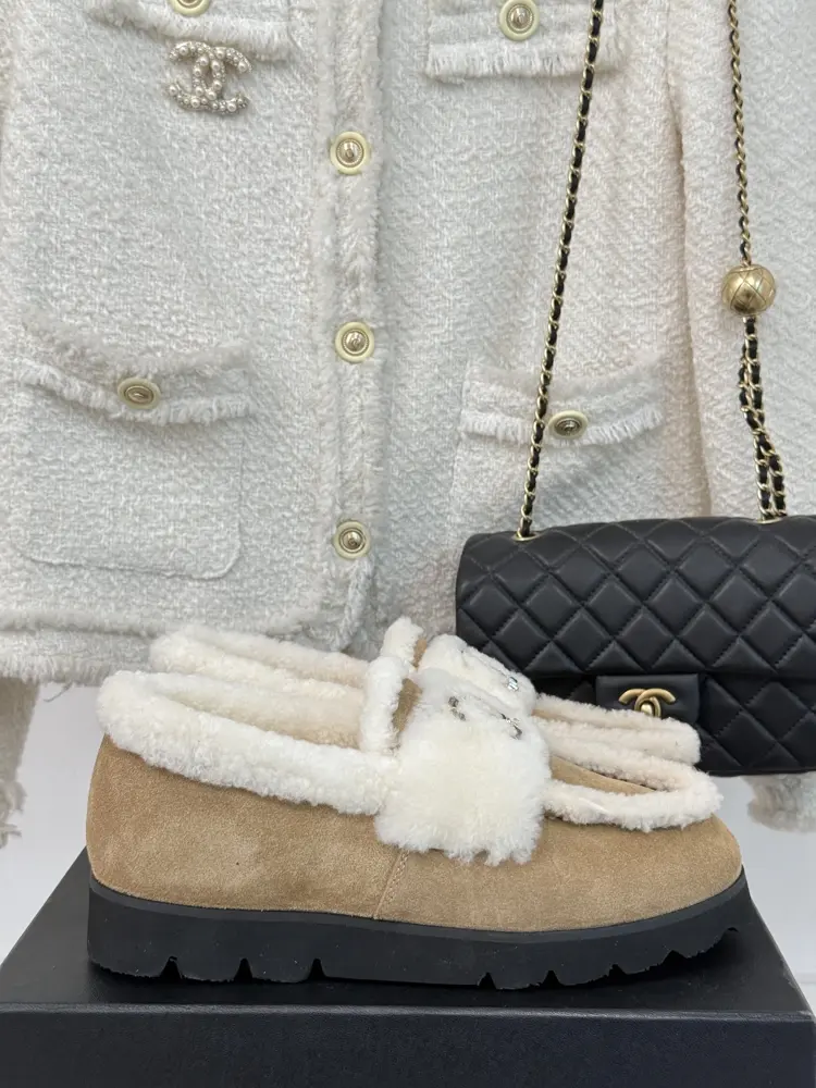 Chanel classic double C buckle thick sole Shoes