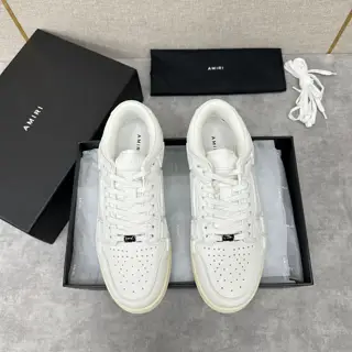 AMIRI couple style street style high version AMIRI bone shoes 20FW RUNWAY SKEL TOP