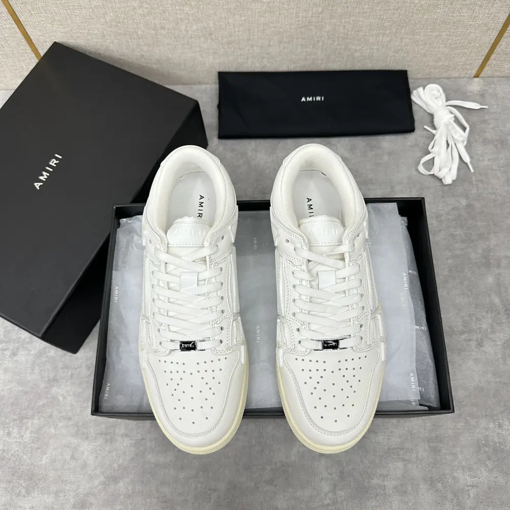 AMIRI couple style street style high version AMIRI bone shoes 20FW RUNWAY SKEL TOP