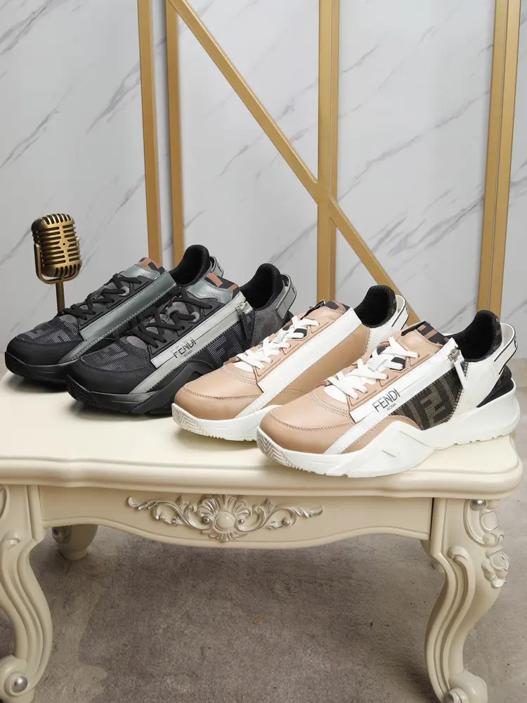 FENDI Classic Flow Series Sneakers Casual Running Shoes