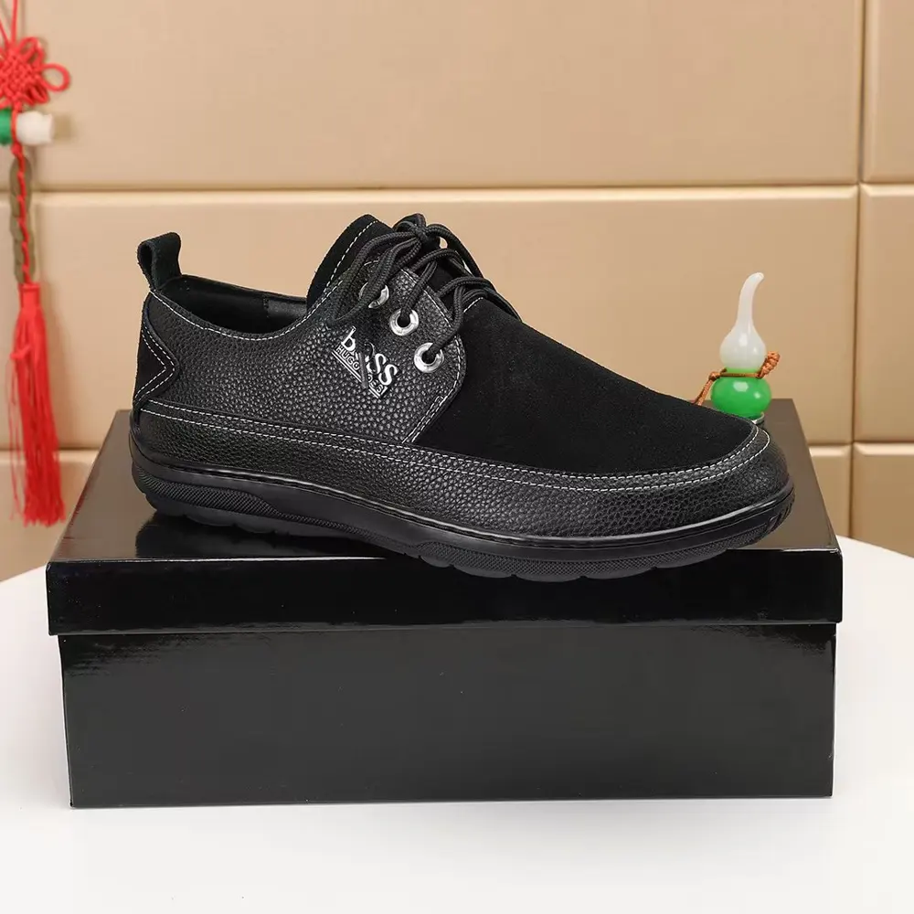 Boss 2024 new leather shoes