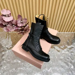 Miumiu retro motorcycle boots