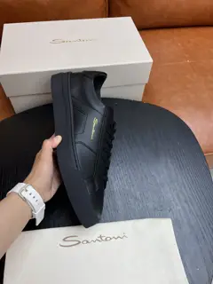 Santoni Italian men’s handmade calfskin shoes
