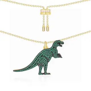 Apm monaco dinosaur necklace