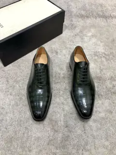GUCCI Classic Oxford Men’s Business Formal Leather Shoes Classic Style Ultimate Art The