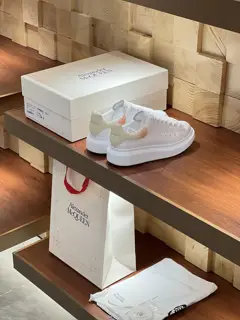 Alexander McQueen classic white shoes