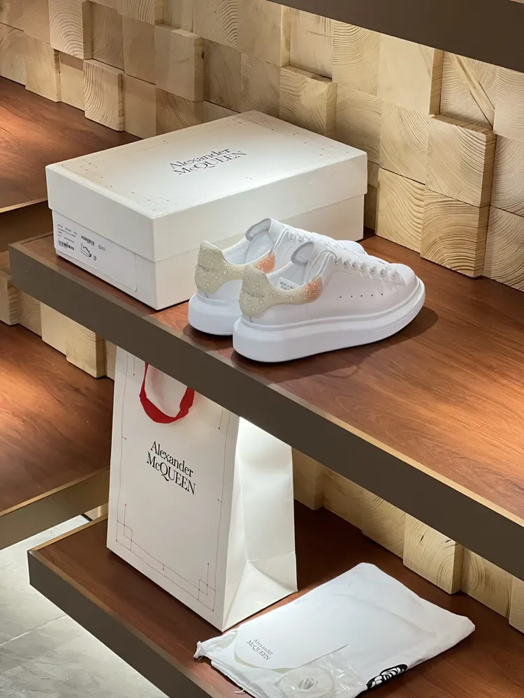 Alexander McQueen classic white shoes