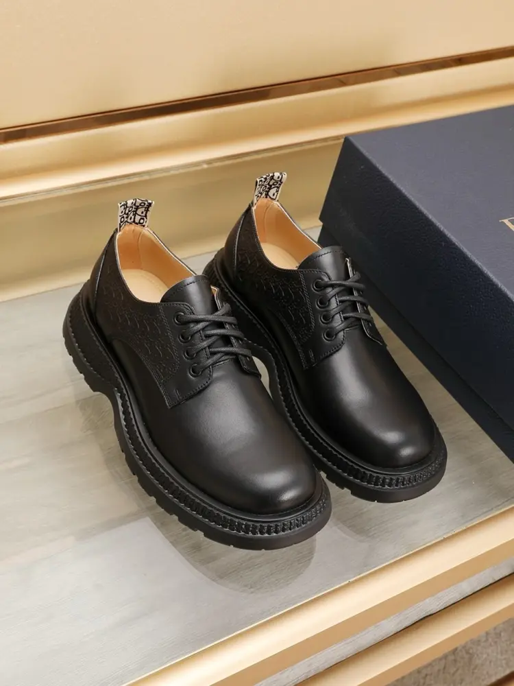 Dior low-top Derby casual leather shoes