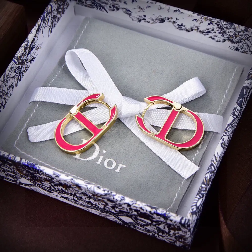 Dior new style Dior new letter earrings loved by all the top brands. The metal texture