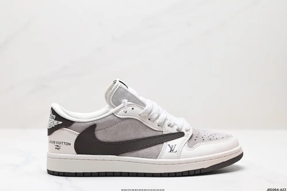 Nike AJ1 reverse hook Travis Scott x Air Jordan 1 ” Reverse Mocha “AJ1 Joe 1 TS Lightning XY2688-103