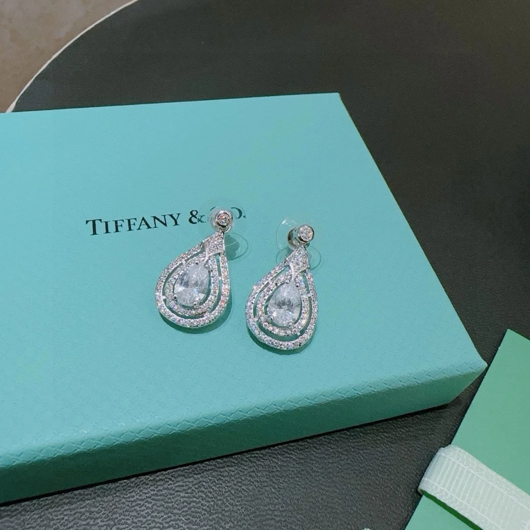 Tiffany Earrings Commemorative Edition Behind the Scenes Horse Eye Earrings Using high
